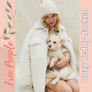 FREE PEOPLE COZY TEDDY JACKET- NWT